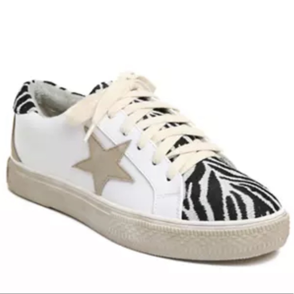 Band Of Gypsies Star zebra sneakers